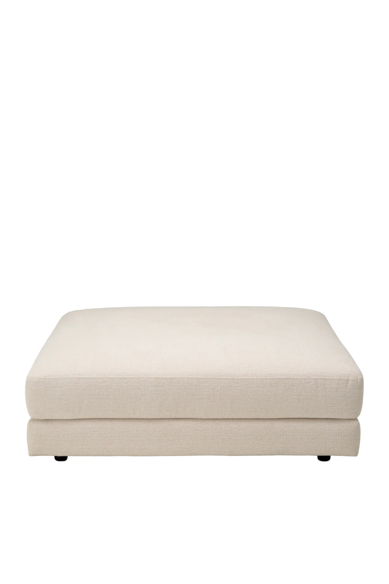 Pouf en Nuoro beige | Eichholtz Lounge Club | Meubleluxe.fr