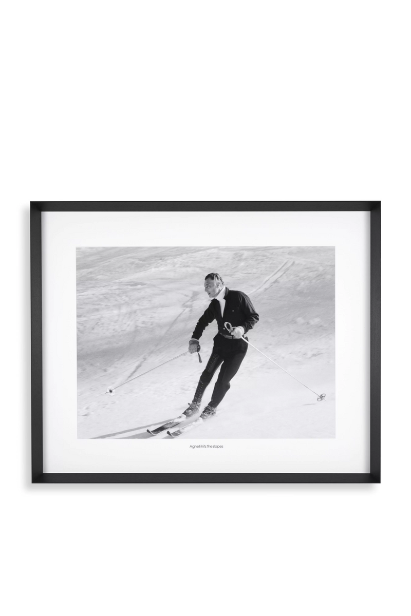 Œuvre Photographique De Figure De Ski | Eichholtz Agnelli Hits The Slopes | OROA.fr