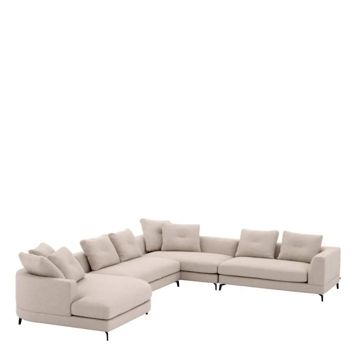 7 seater sofa Aveiro sand | Eichholtz Moderno L