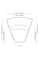 Canapé modulable Lyssa blanc cassé (module d'angle intérieur) | Eichholtz Lindau