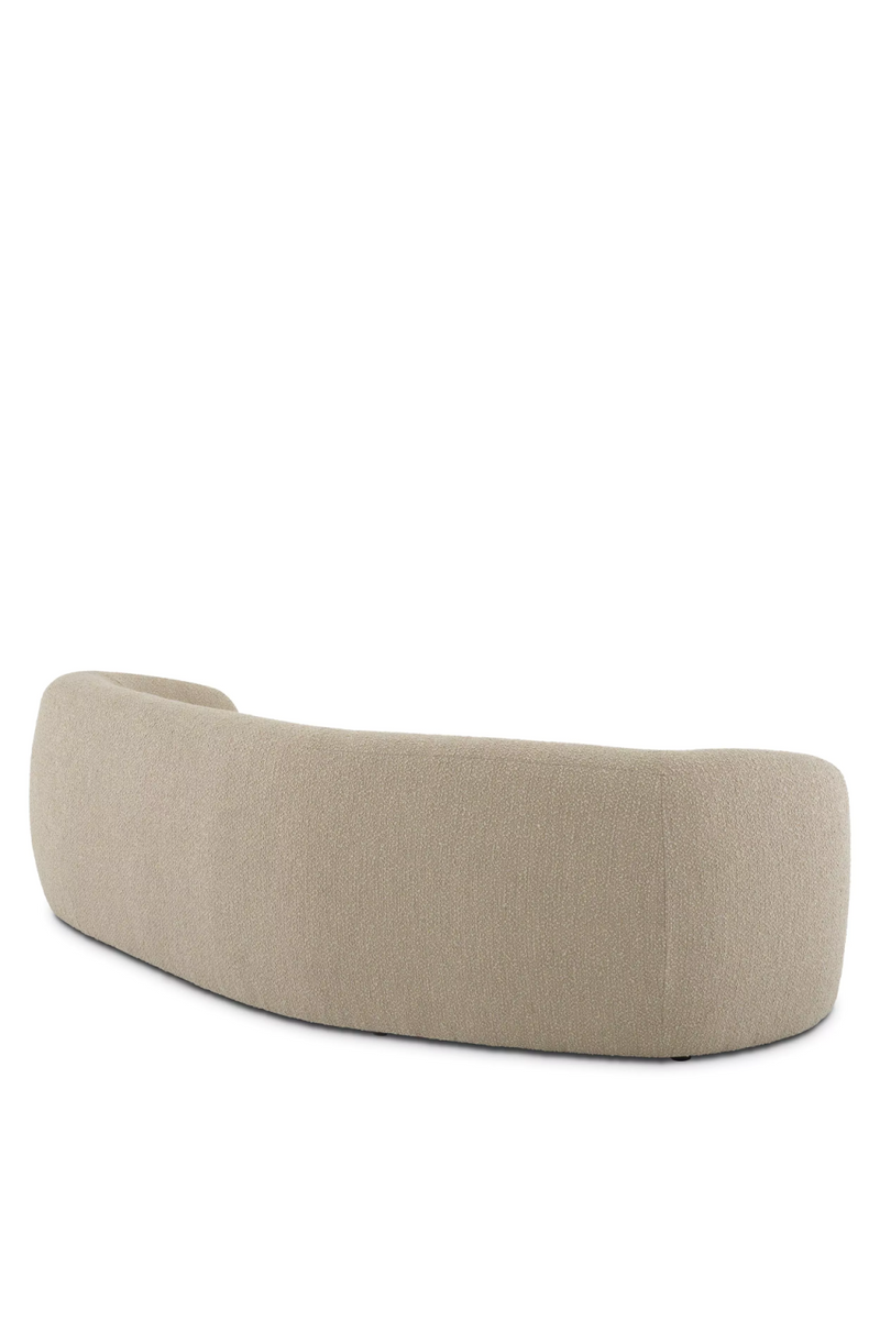 Canapé courbé en bouclé | Eichholtz Blaine | OROA.fr