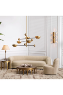 Canapé courbé en bouclé | Eichholtz Blaine | OROA.fr