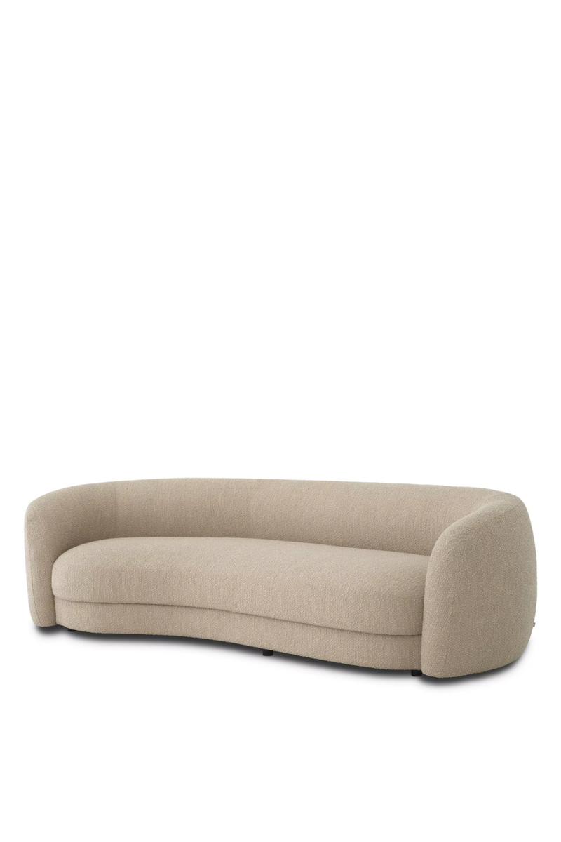 Canapé courbé en bouclé | Eichholtz Blaine | OROA.fr