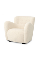 Fauteuil d’Appoint en Mouton Blanc | Eichholtz Bixby | OROA.fr