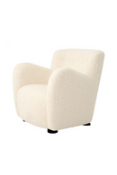 Fauteuil d’Appoint en Mouton Blanc | Eichholtz Bixby | OROA.fr