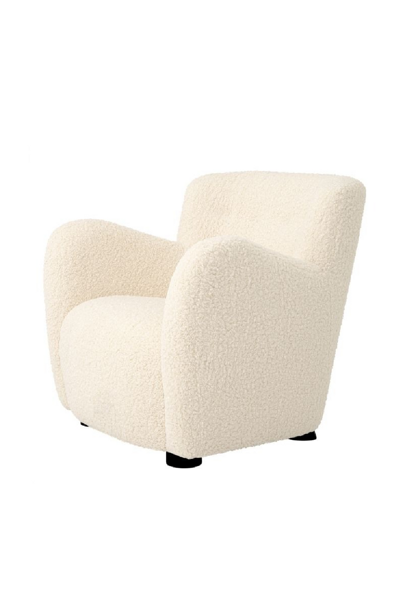 Fauteuil d’Appoint en Mouton Blanc | Eichholtz Bixby | OROA.fr