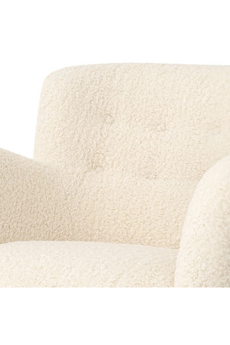 Fauteuil d’Appoint en Mouton Blanc | Eichholtz Bixby | OROA.fr