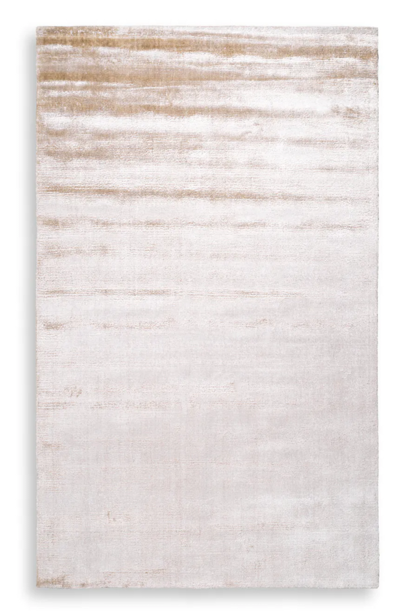 Tapis taupe en soie de bananier 300 x 400 cm | Eichholtz Asuri | Meubleluxe.fr