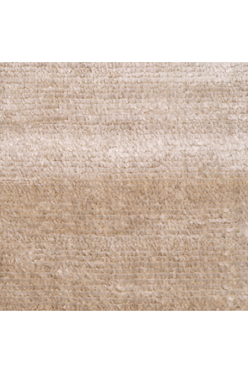 Tapis taupe en soie de bananier 300 x 400 cm | Eichholtz Asuri | Meubleluxe.fr