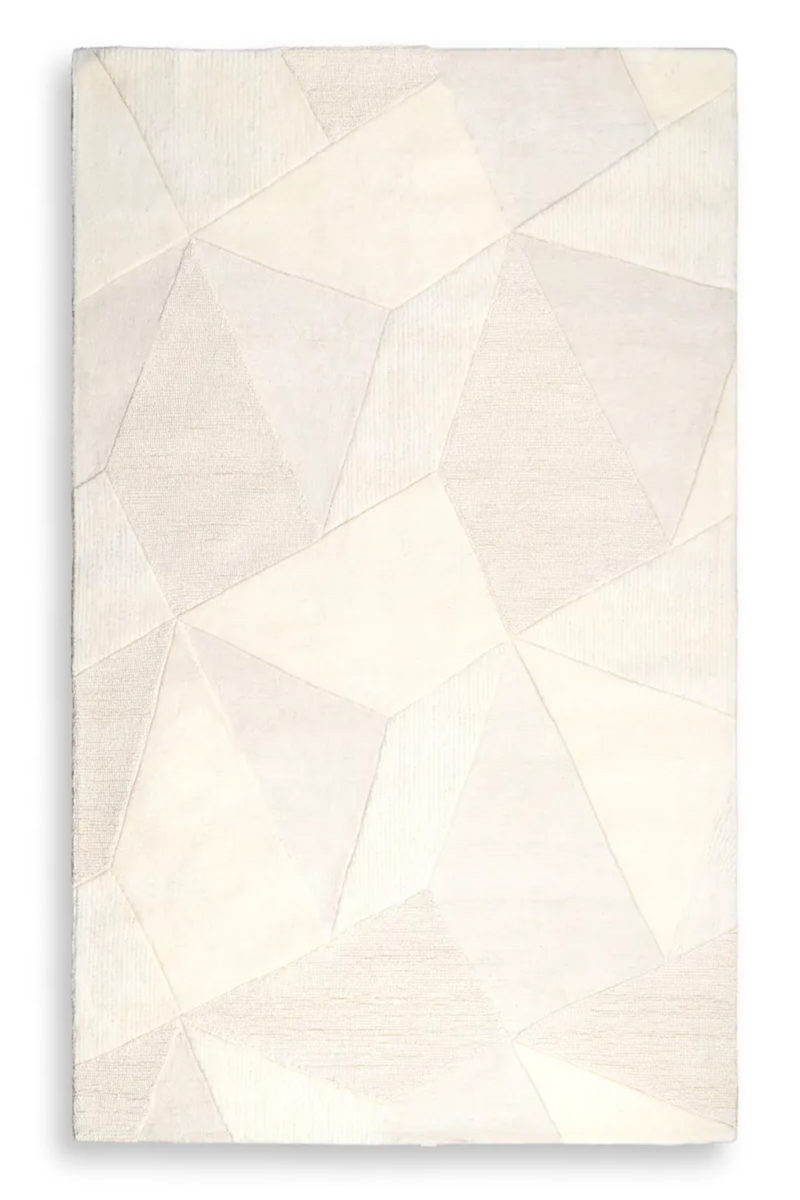 Tapis blanc 100% laine 300 x 400 cm | Eichholtz Osumi | Meubleluxe.fr