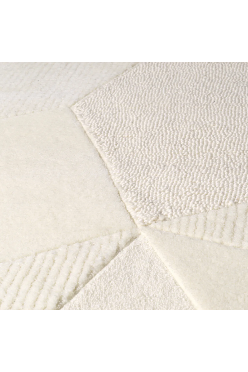 Tapis blanc 100% laine 300 x 400 cm | Eichholtz Osumi | Meubleluxe.fr