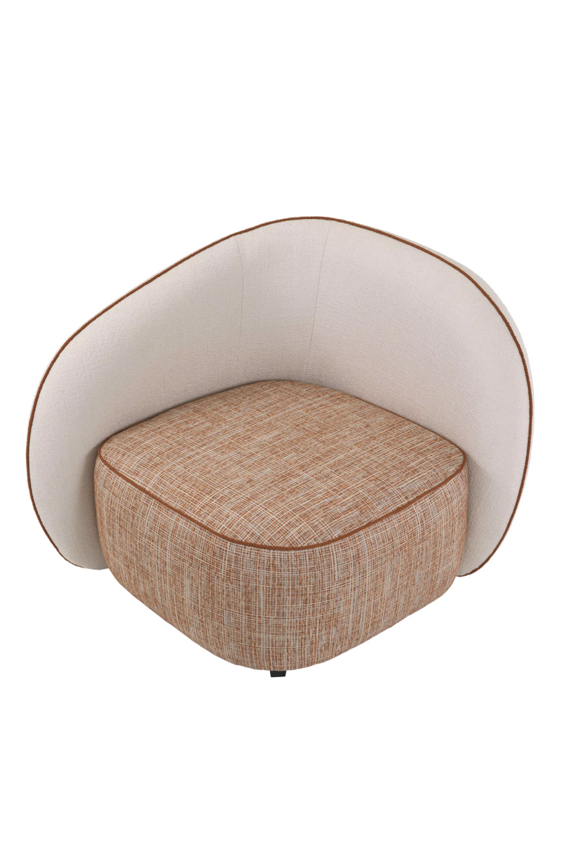 Fauteuil bouclé crème | Eichholtz San Marino