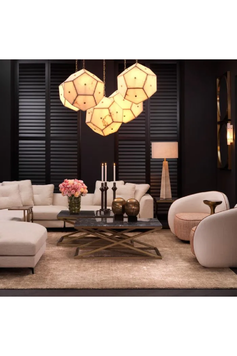 Fauteuil bouclé crème | Eichholtz San Marino