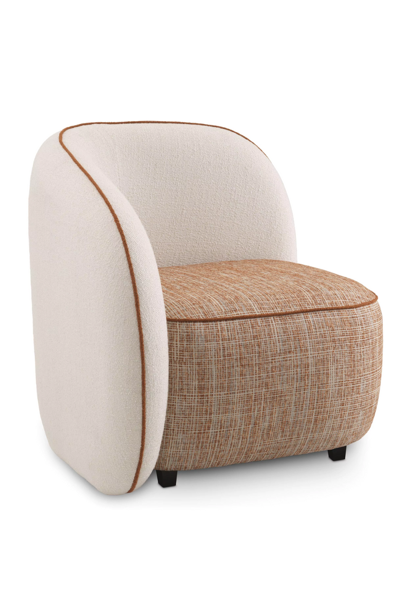Fauteuil bouclé crème | Eichholtz San Marino
