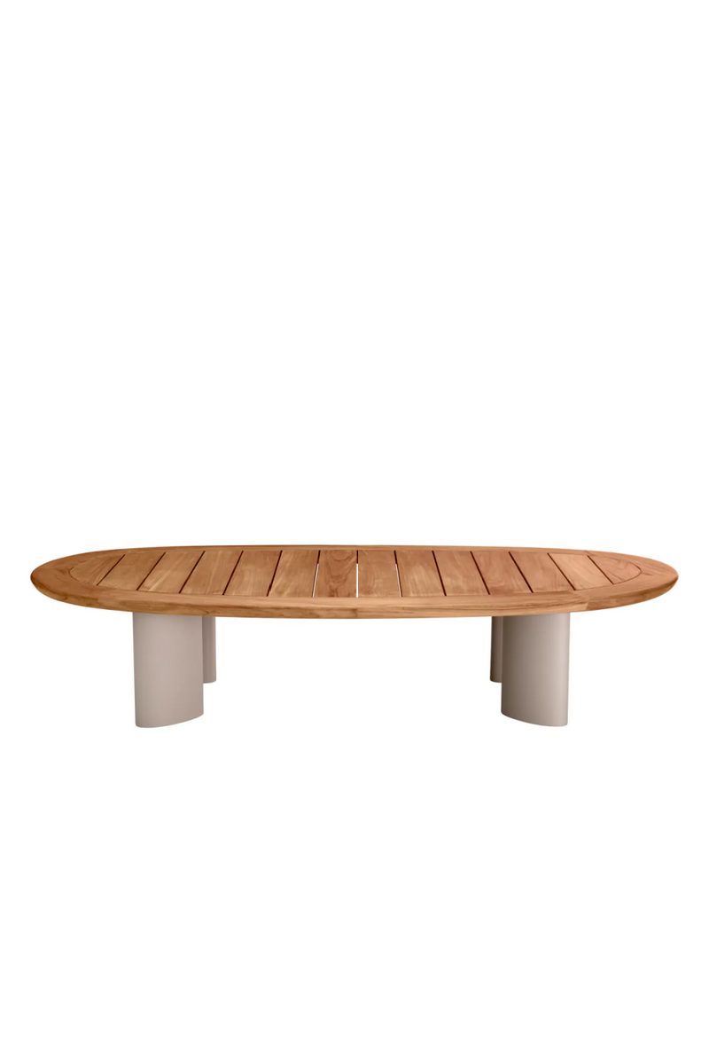 Table basse en bois d'extérieur | Eichholtz Free Form | Meubleluxe.fr