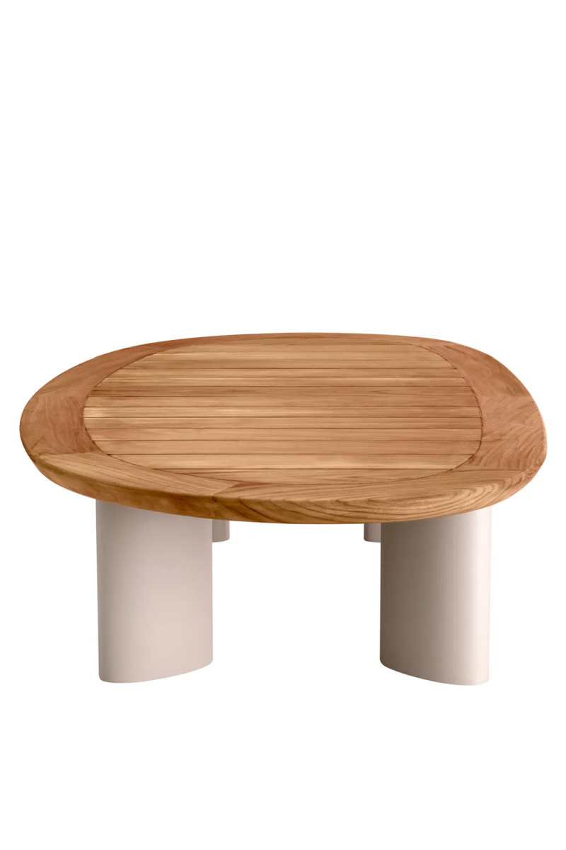 Table basse en bois d'extérieur | Eichholtz Free Form | Meubleluxe.fr