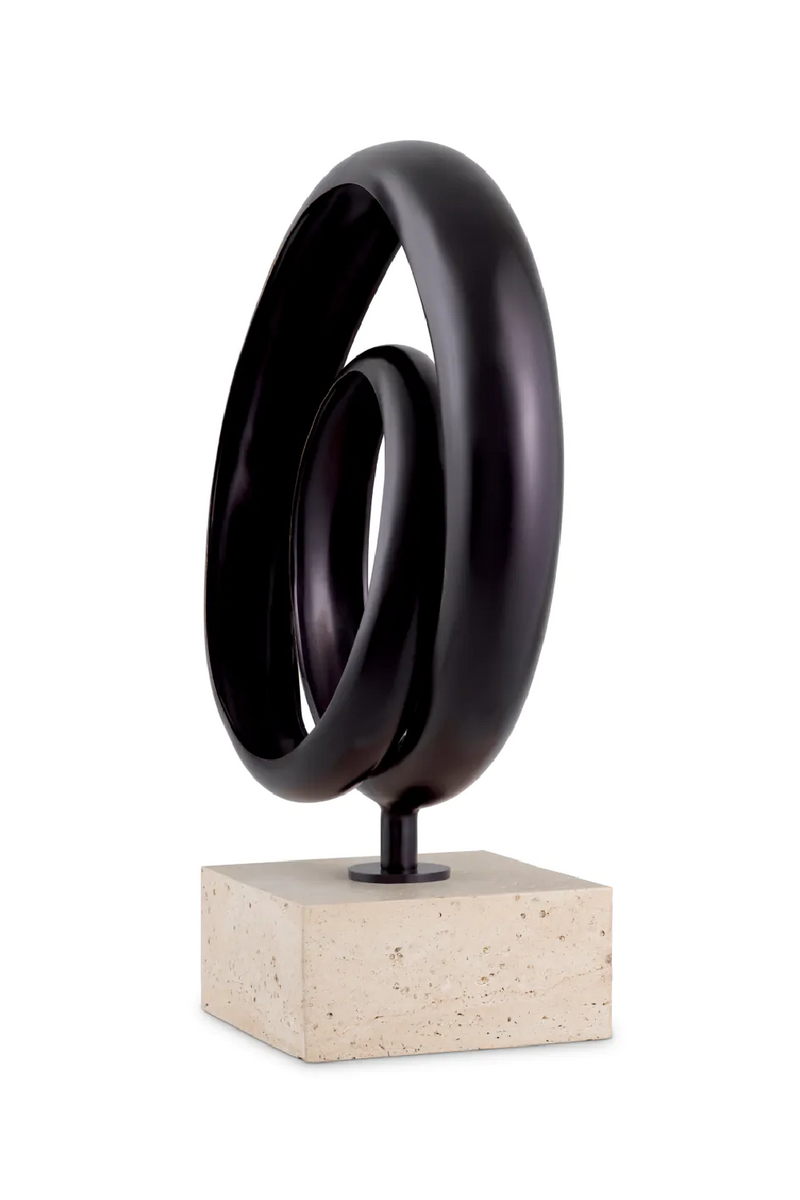 Objet rond en boucle bronze | Eichholtz Elena | OROA.fr