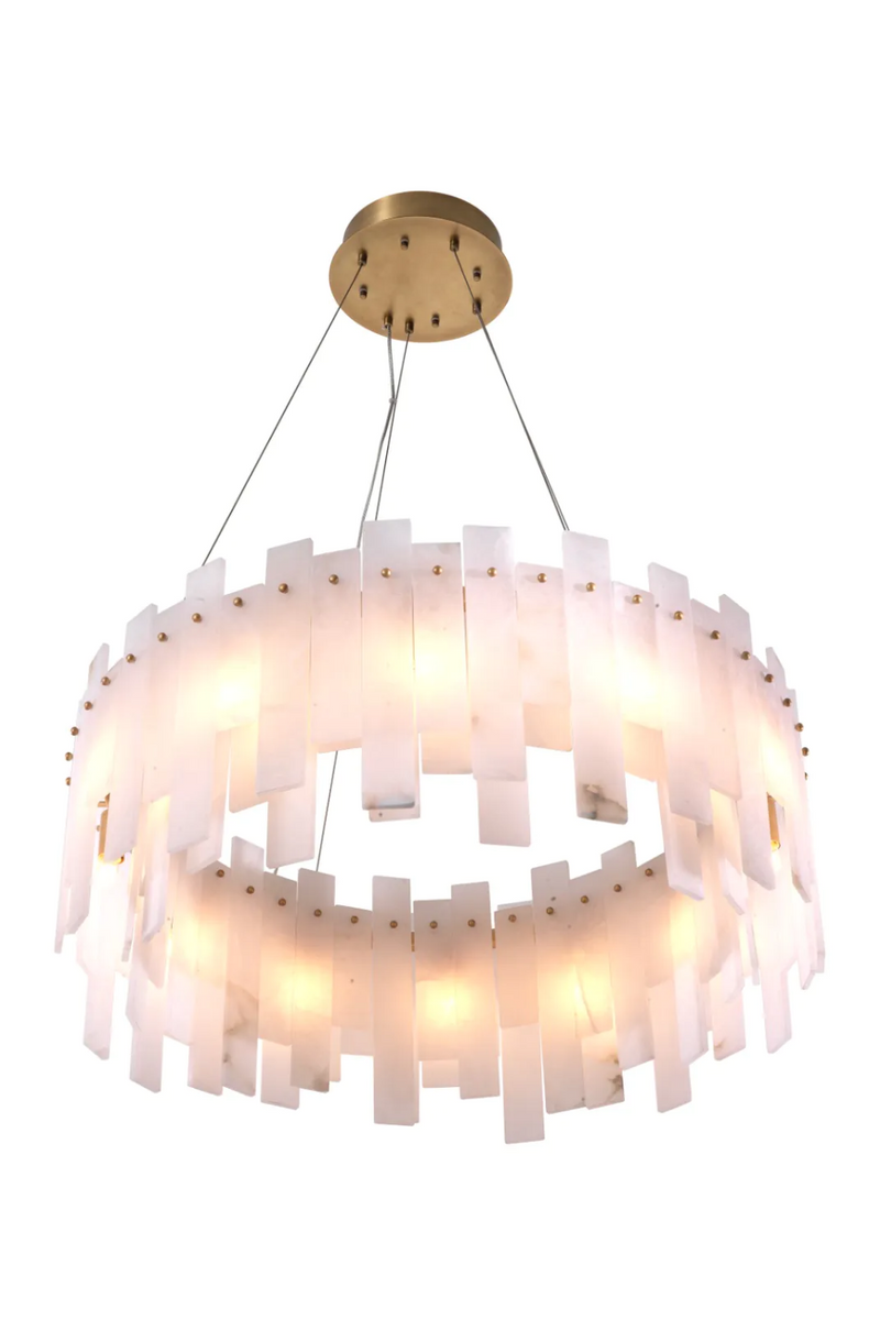 Lustre en albâtre | Eichholtz Pizzorni | Meubleluxe.fr