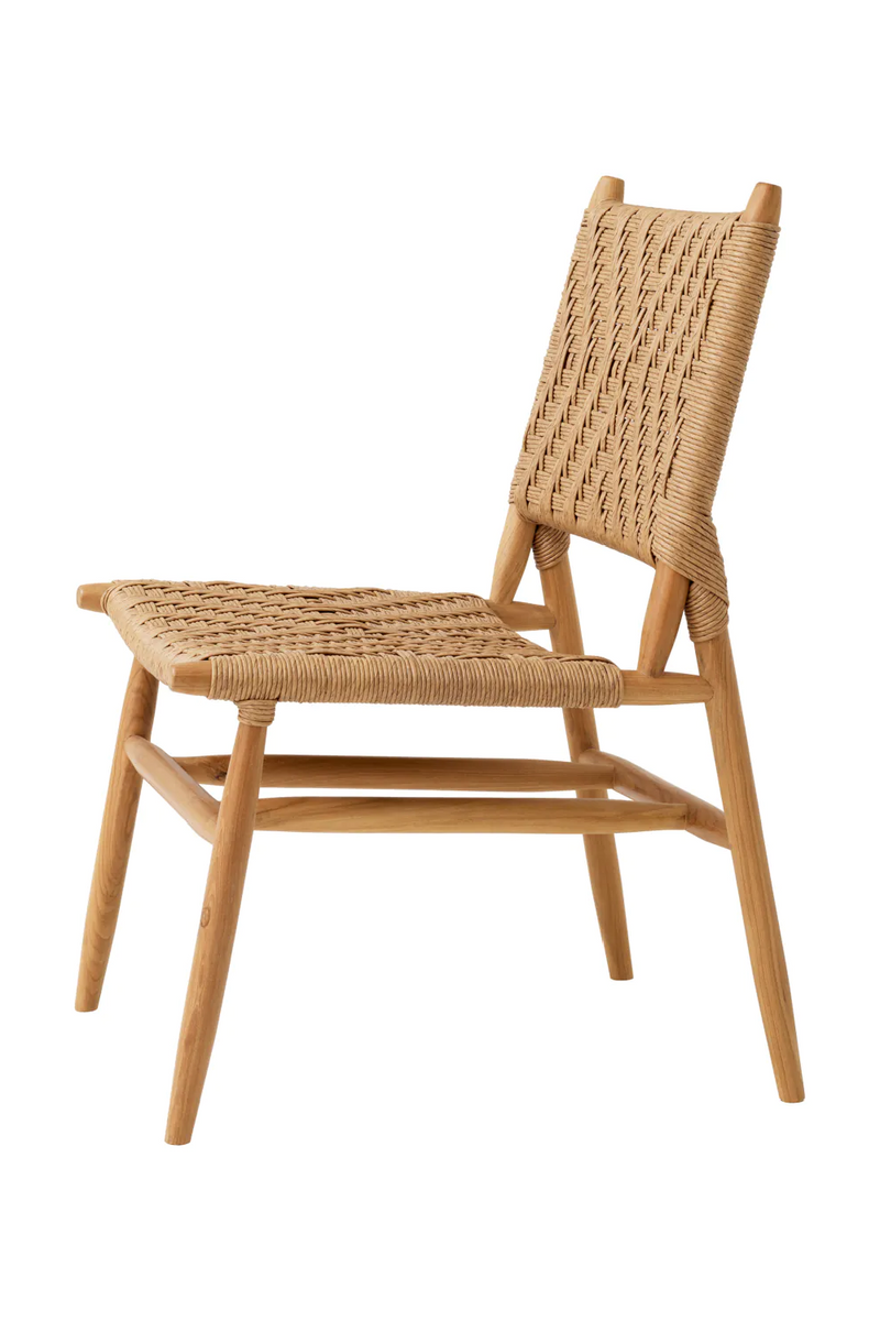 Chaise de salle à manger d'extérieur en teck (lot de 2) | Eichholtz Laroc | Meubleluxe.fr