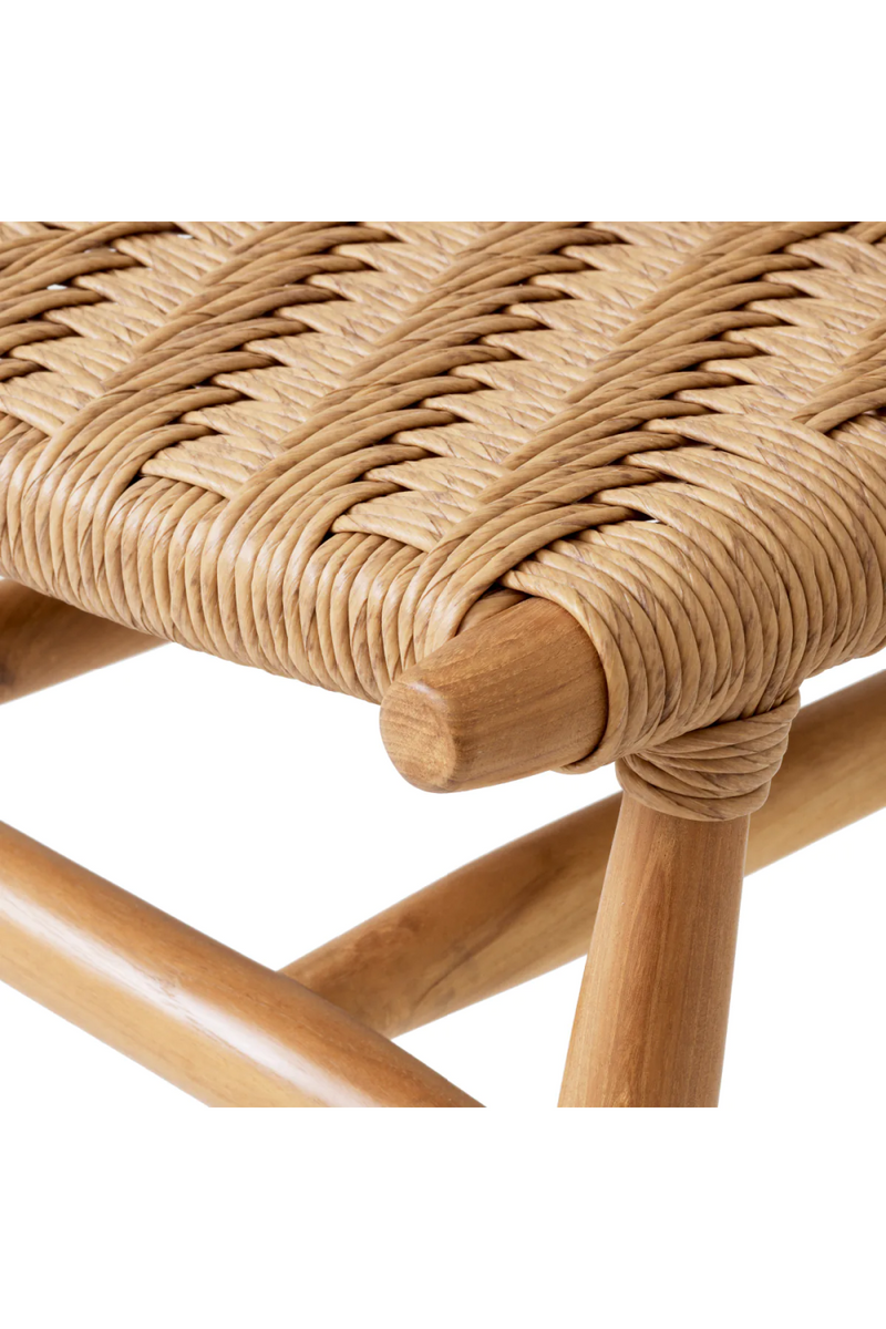 Chaise de salle à manger d'extérieur en teck (lot de 2) | Eichholtz Laroc | Meubleluxe.fr