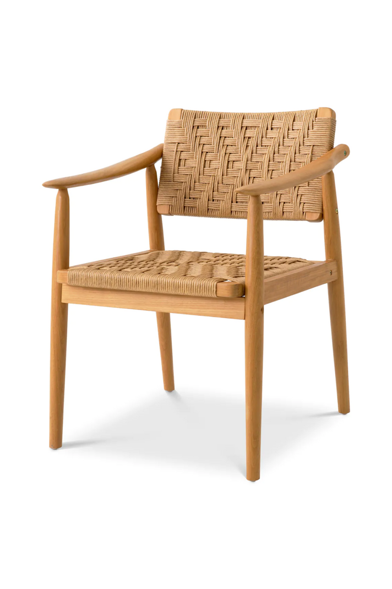 Chaise de salle à manger d'extérieur en teck (lot de 2) | Eichholtz Coral Bay | Meubleluxe.fr