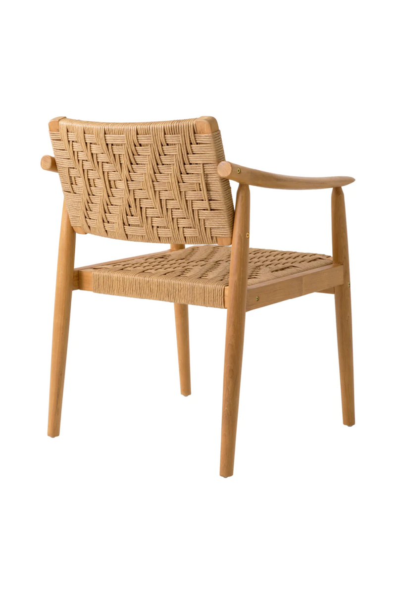 Chaise de salle à manger d'extérieur en teck (lot de 2) | Eichholtz Coral Bay | Meubleluxe.fr