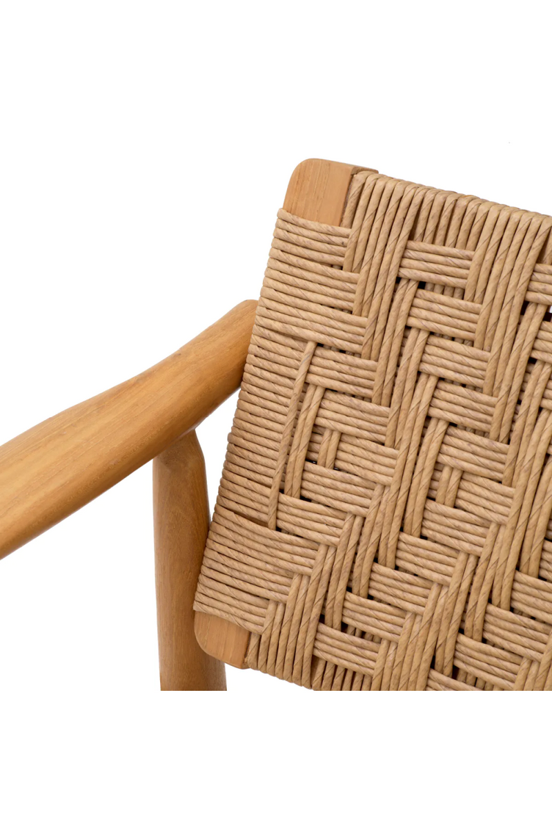 Chaise de salle à manger d'extérieur en teck (lot de 2) | Eichholtz Coral Bay | Meubleluxe.fr