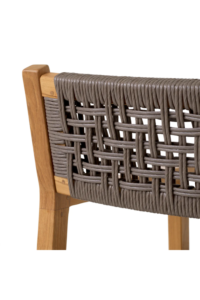 Chaise de salle à manger d'extérieur en teck (lot de 2) | Eichholtz Cancun | Meubleluxe.fr