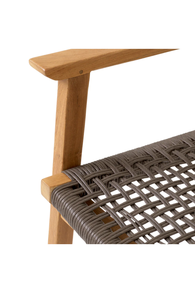 Chaise de salle à manger d'extérieur en teck (lot de 2) | Eichholtz Cancun | Meubleluxe.fr