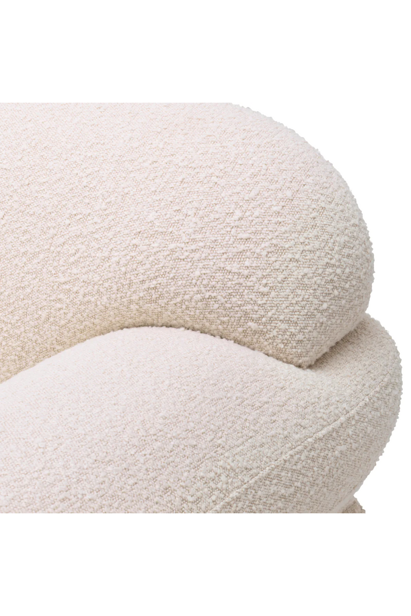 Fauteuil bouclé crème | Eichholtz Ménard | Meubleluxe.fr