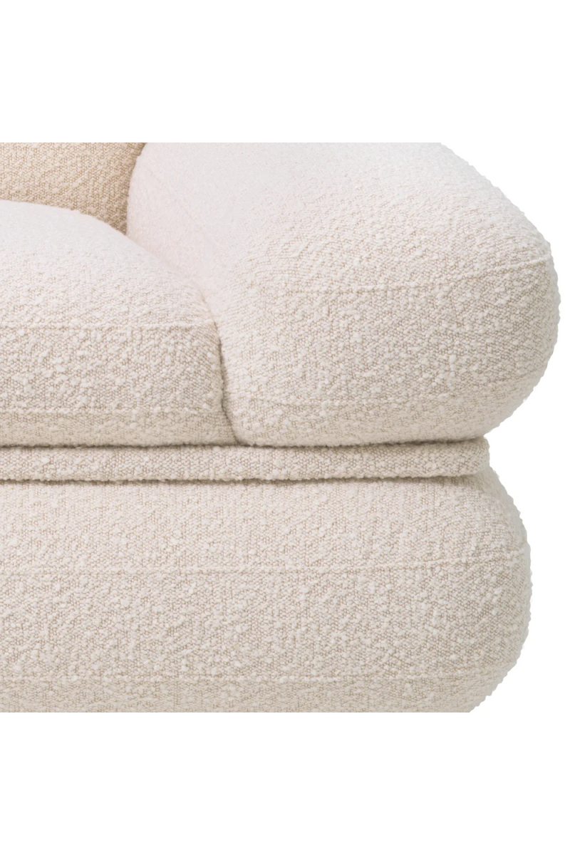 Fauteuil bouclé crème | Eichholtz Ménard | Meubleluxe.fr