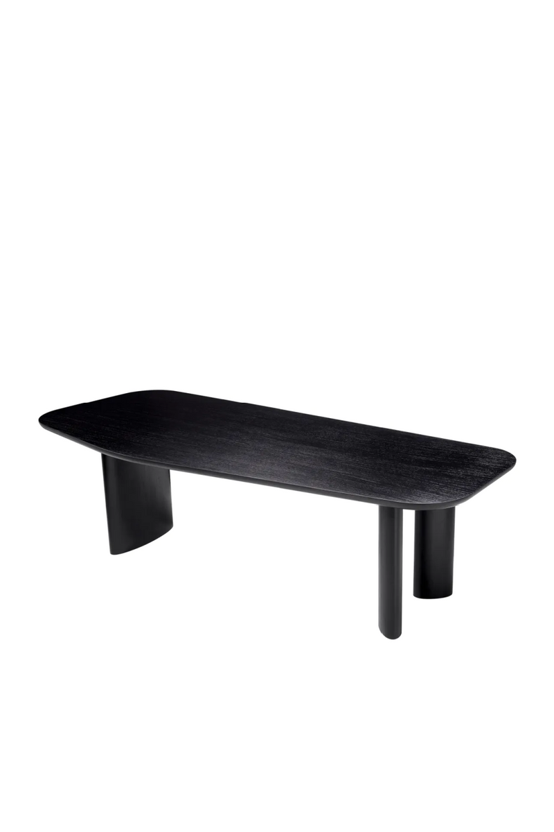 Table de Salle à Manger en Chêne Noir | Eichholtz Flemings | OROA.fr
