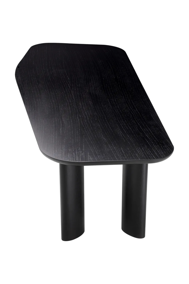 Table de Salle à Manger en Chêne Noir | Eichholtz Flemings | OROA.fr