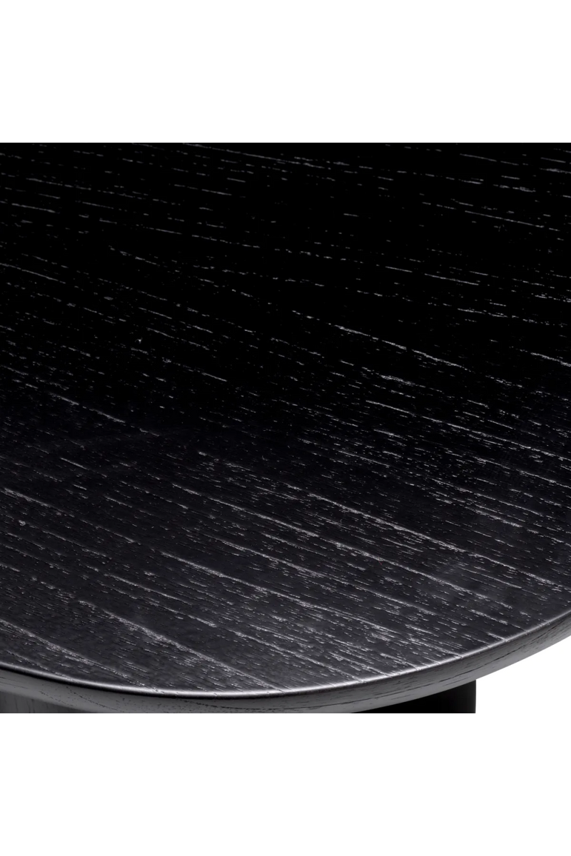 Table de Salle à Manger en Chêne Noir | Eichholtz Flemings | OROA.fr