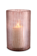 Photophore en verre rose | Eichholtz Spencer S | Meubleluxe.fr