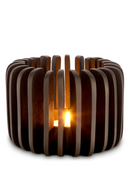 Porte-bougie en métal vieilli | Eichholtz Lapidos S | Meubleluxe.fr