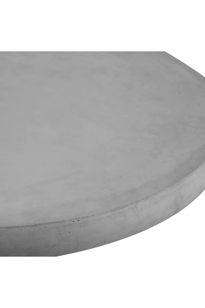 Table basse d'extérieur en béton résine gris | Eichholtz Cleon | Meubleluxe.fr