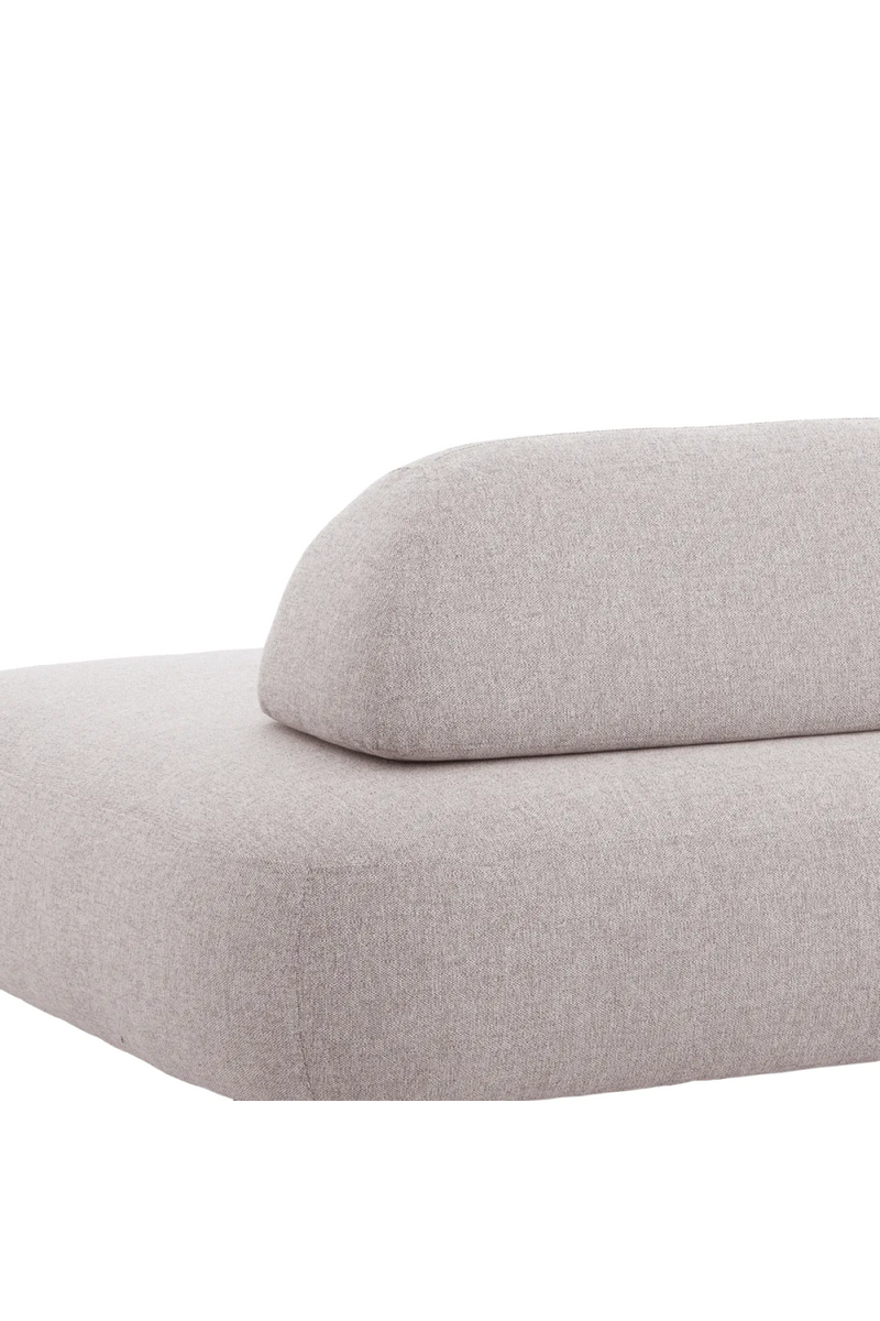 Canapé d'extérieur modulable en tissu gris | Eichholtz Residenzia | Meubleluxe.fr