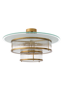 Plafonnier en laiton brossé | Eichholtz Frederic| Meubleluxe.fr