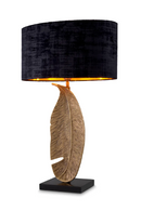 Lampe de table en laiton vieilli | Eichholtz Foglia | Meubleluxe.fr