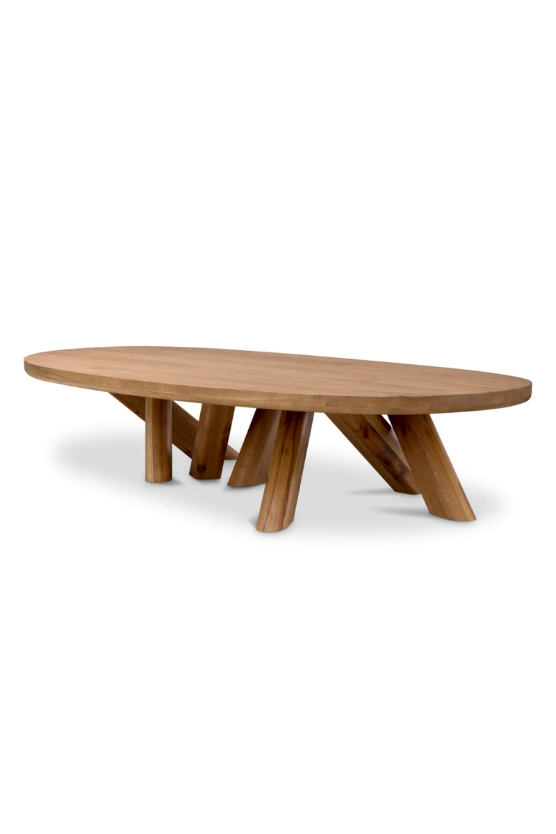 Table basse en chêne | Eichholtz Bayshore | Meubleluxe.fr