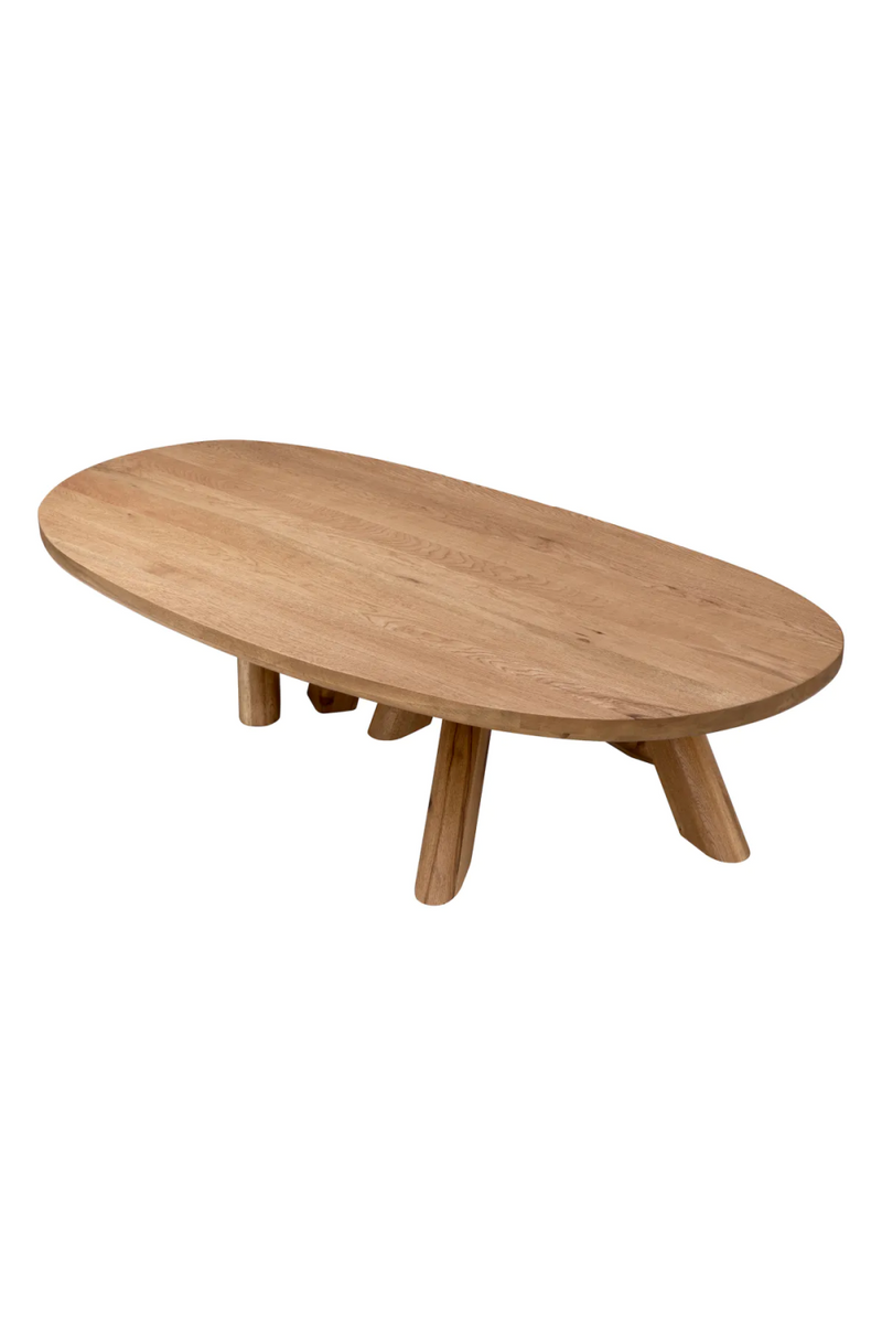 Table basse en chêne | Eichholtz Bayshore | Meubleluxe.fr