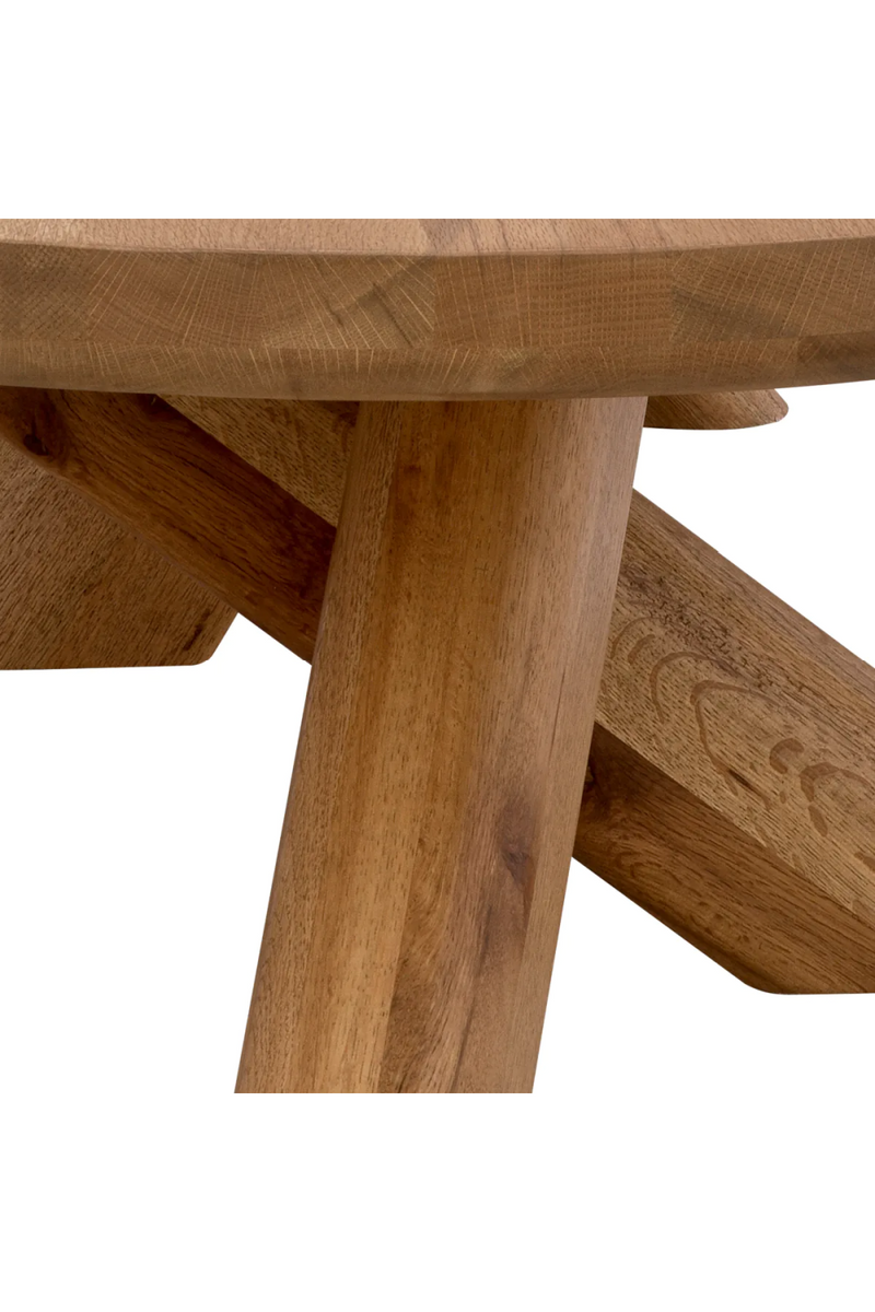 Table basse en chêne | Eichholtz Bayshore | Meubleluxe.fr