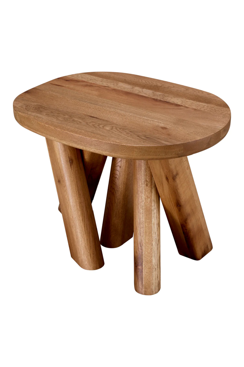 Table d'appoint en chêne | Eichholtz Bayshore | Meubleluxe.fr