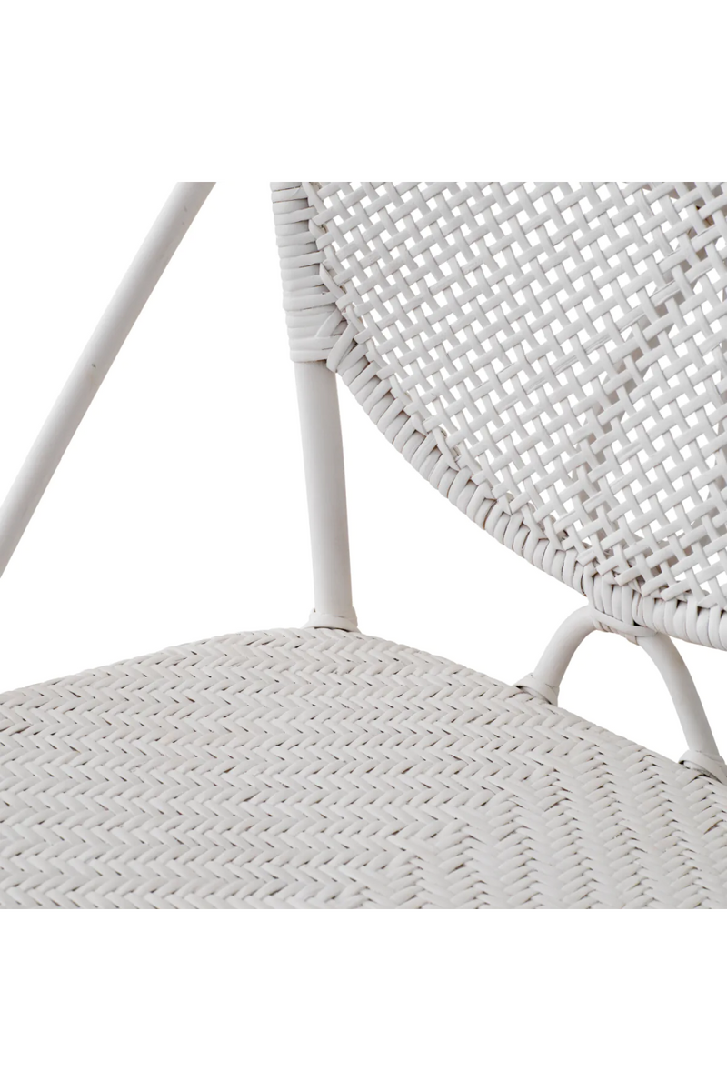 Chaise de salle à manger en rotin blanc | Eichholtz Colony | Meubleluxe.fr