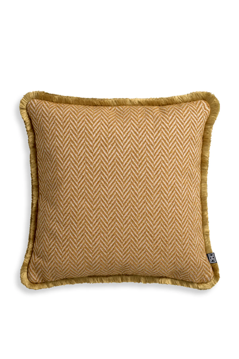 Coussin décoratif jaune ocre | Eichholtz Kauai S | Meubleluxe.fr