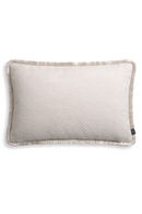 Coussin décoratif rectangulaire crème | Eichholtz Kauai S | Meubleluxe.fr