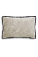 Coussin décoratif rectangulaire gris clair | Eichholtz Paia | Meubleluxe.fr