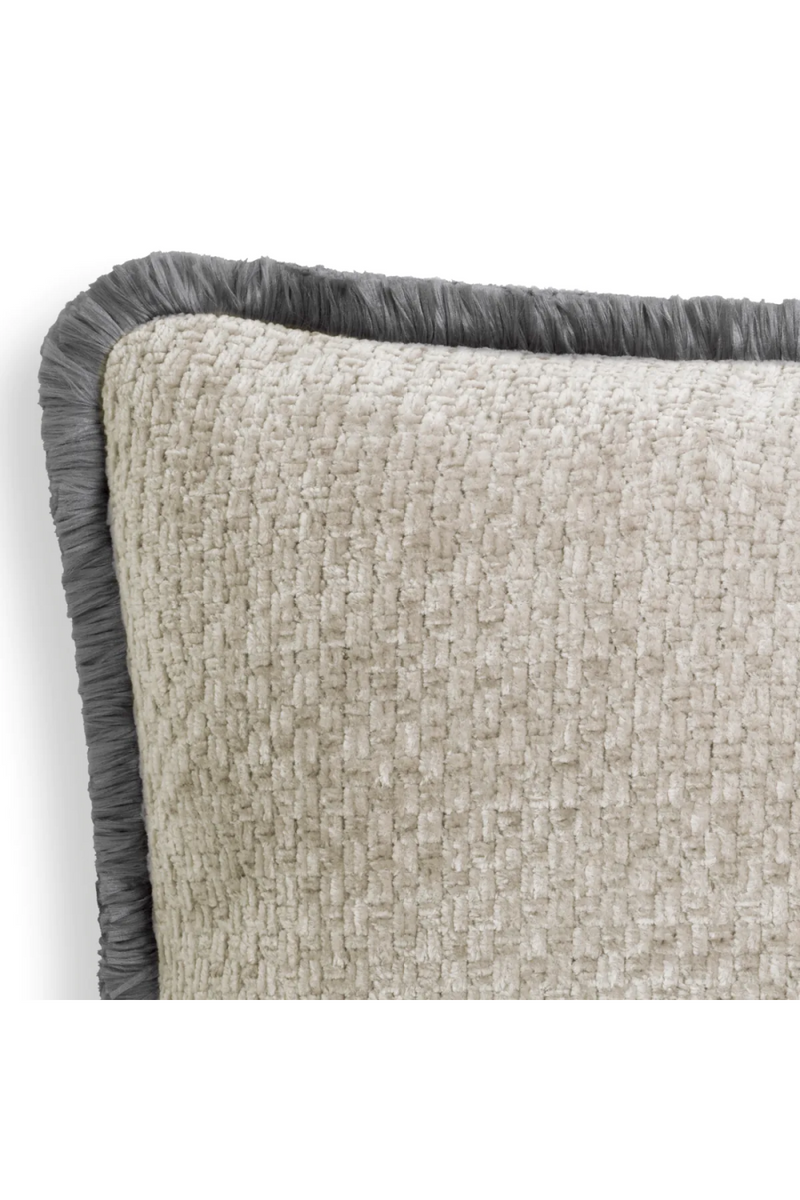 Coussin décoratif rectangulaire gris clair | Eichholtz Paia | Meubleluxe.fr