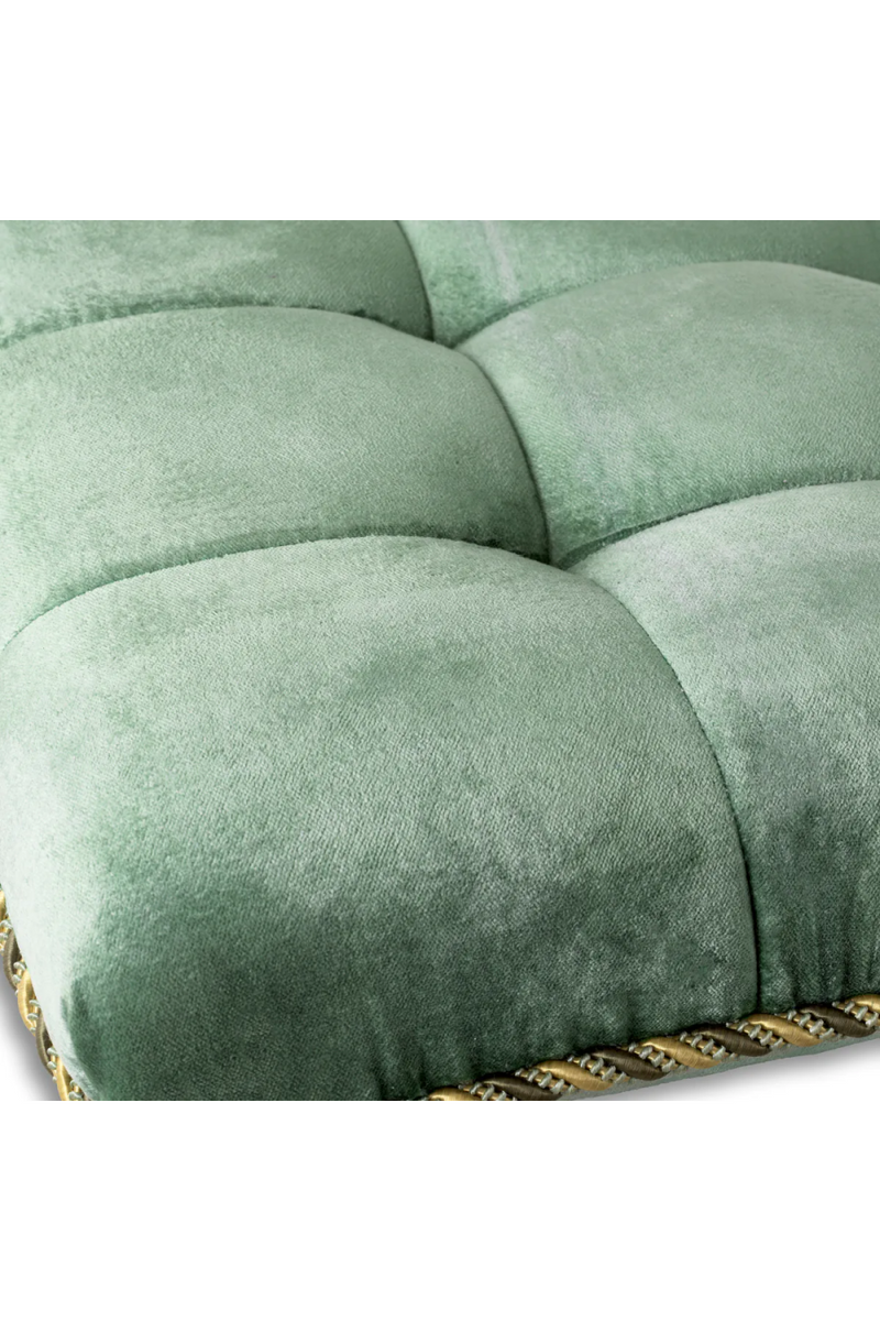 Pouf en bronze et velours vert | Eichholtz Elephant | Meubleluxe.fr